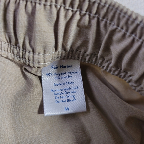 Fair Harbor One Pant Mens M Tan Lined Performance Yoga Quick Dry - Picture 8 of 14